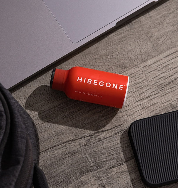 Person using Hibegone product